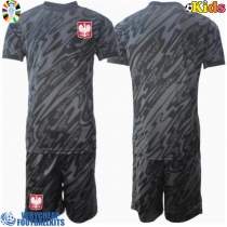 Poland Goalkeeper Replica Away Minikit Euro 2024 Short Sleeve (+ pants)